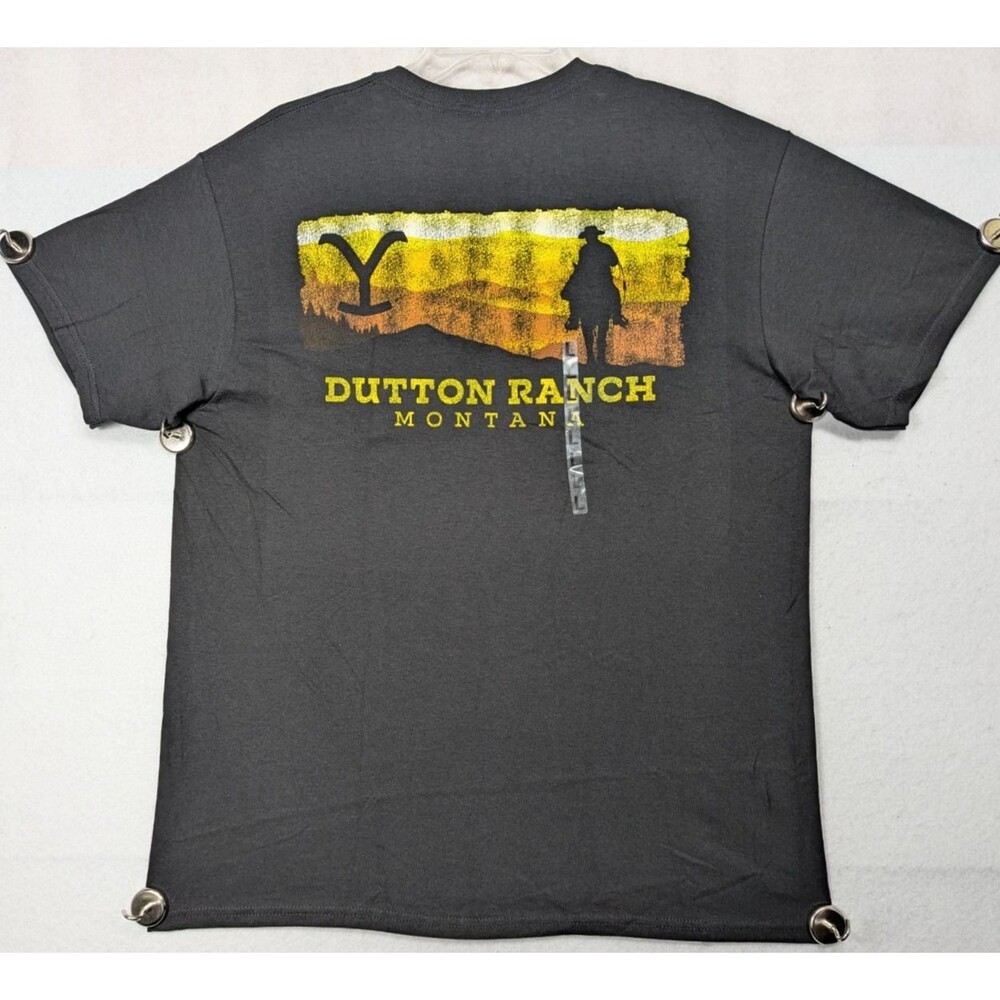 Yellowstone - Dutton Ranch - Black T-shirt - Size L